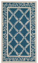 Safavieh Chelsea Hk230N Rug, Navy/Creme, 3'9"x5'9"