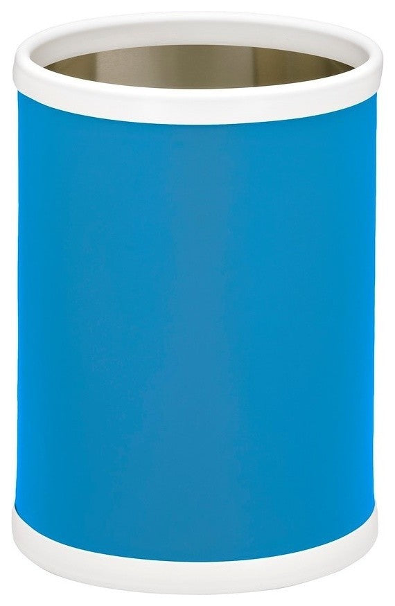 Process Blue 10.75" Round Waste Basket