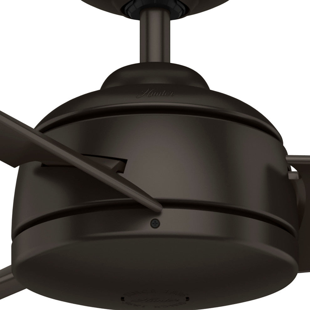 Hunter 52" Trimaran Premier Bronze Wet Rated Ceiling Fan and Wall Control