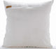 Blue Decorative Pillow Covers 14"x14" Silk, Mint Blue Trail