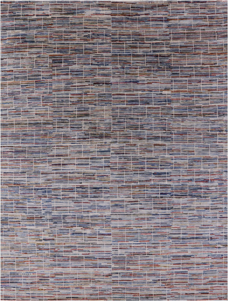 Persian Gabbeh Hand Knotted Rug 8' 11" X 11' 8" Q6929