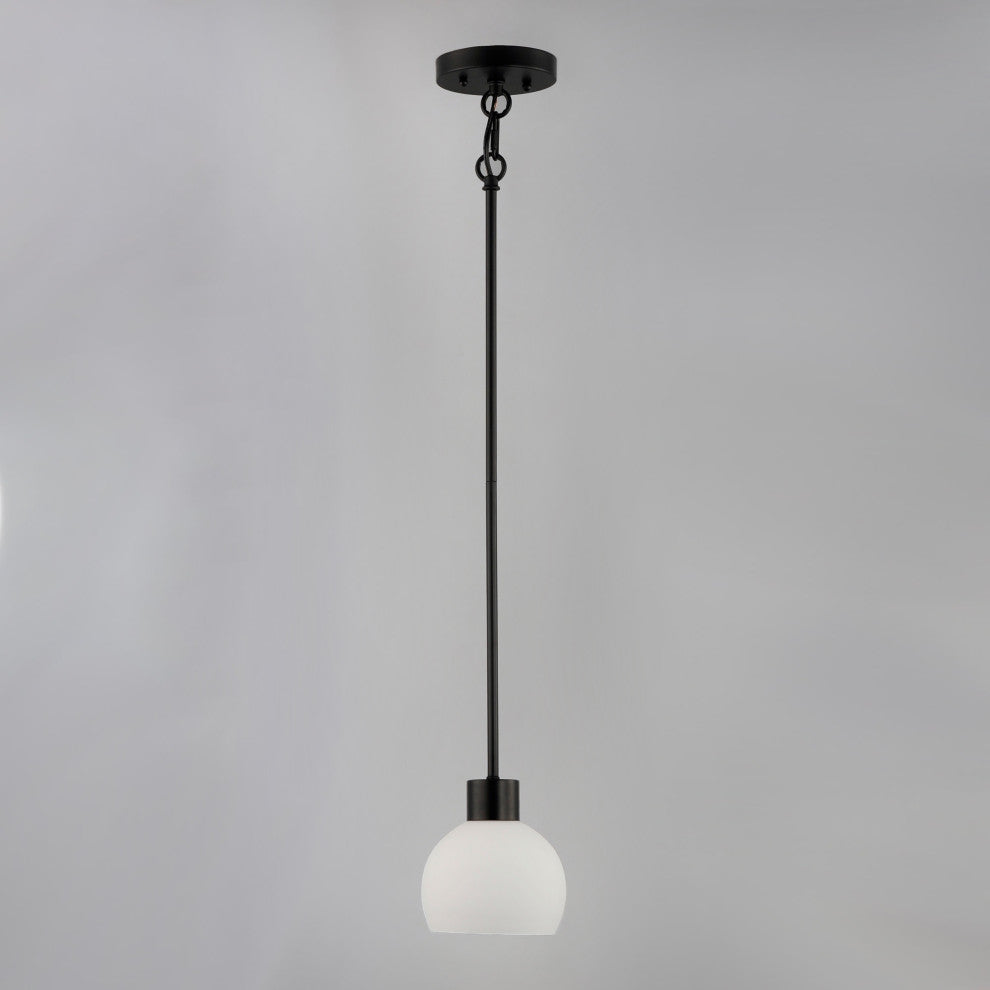 Maxim 91270SW Coraline 6"W Mini Pendant - Black