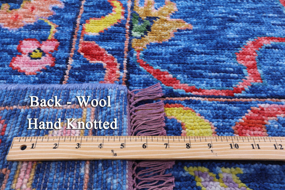 10' 3" X 13' 9" Turkish Oushak Handmade Wool Rug - Q16103