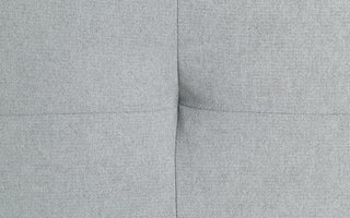 Velvet Sofa With Button Tufted, Gray