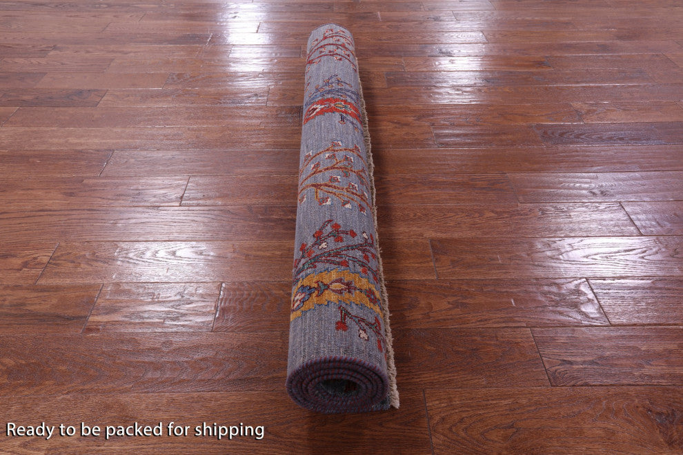 Tribal Persian Gabbeh Handmade Rug 4' 7" X 6' 6" Q11056