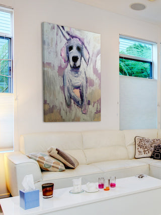 "Welcome Home" Painting Print on Wrapped Canvas, 24"x36"