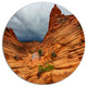 Vermillion Cliffs Wilderness, Landscape Round Wall Art, 36"
