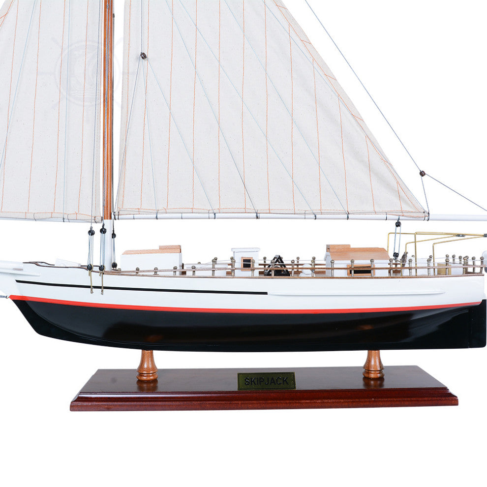 Skipjack Painted (L80) Wooden model sailing boat