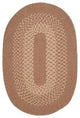 Colonial Mills Jackson JK80 Taupe Traditional Area Rug, Round 6'x6'