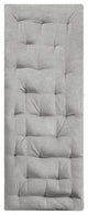 Luxe Grey Chenille Lounge Floor Pillow, Belen Kox