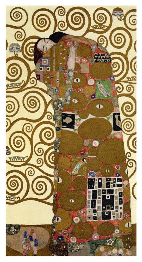 "The Stoclet Frieze (right)" Digital Paper Print by Gustav Klimt, 20"x38"