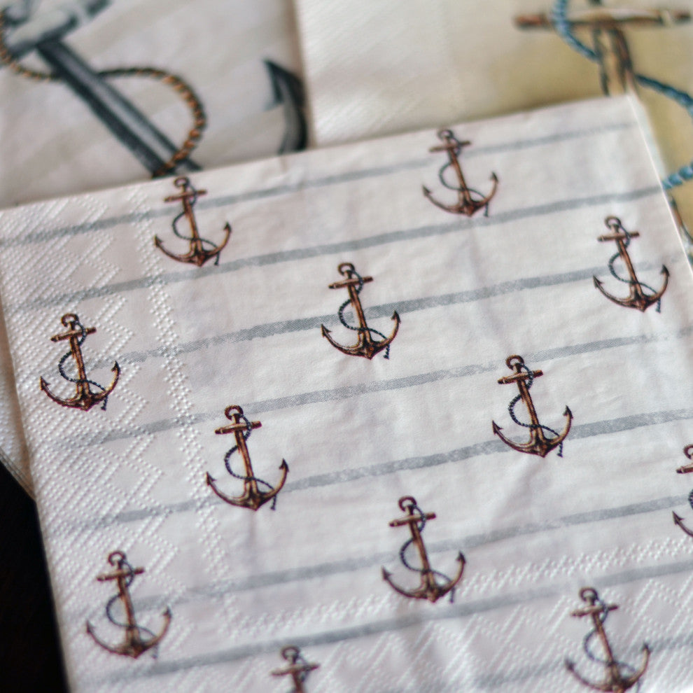 60 Count Anchor Quality 3-Ply Paper Napkins