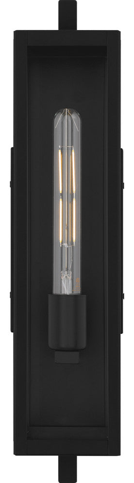 Quoizel DLE8405 Dale 20" Tall Outdoor Wall Sconce - Matte Black