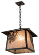 16Sq Stillwater Winter Pine Pendant