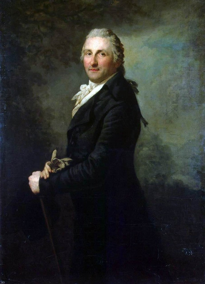 Anton Graff Portrait of George Leopold de Gogul Gallery Wrapped Canvas Print