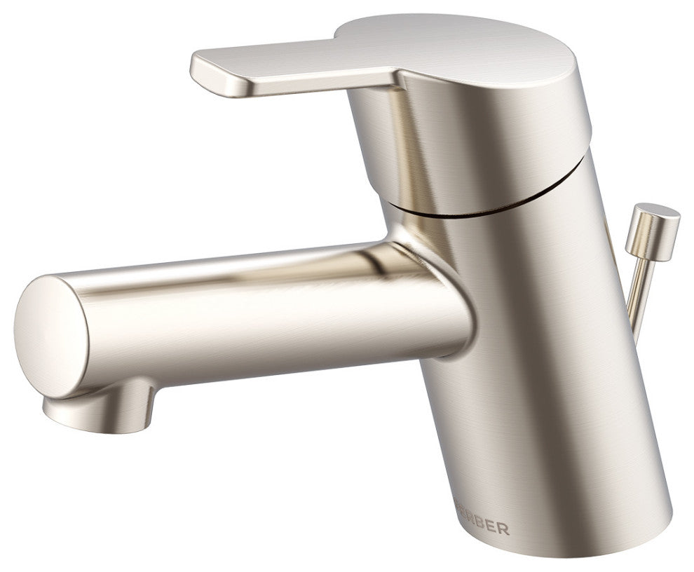 Amalfi Single Handle Lavatory Faucet Chrome, Brushed Nickel