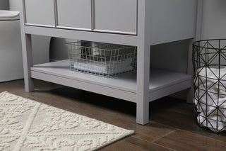 36" SIngle Bathroom Vanity, Grey