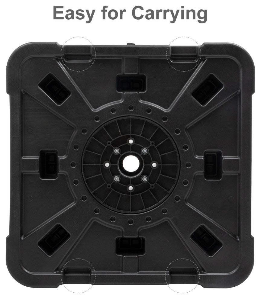 150 lbs Patio Outdoor Umbrella Base, Black