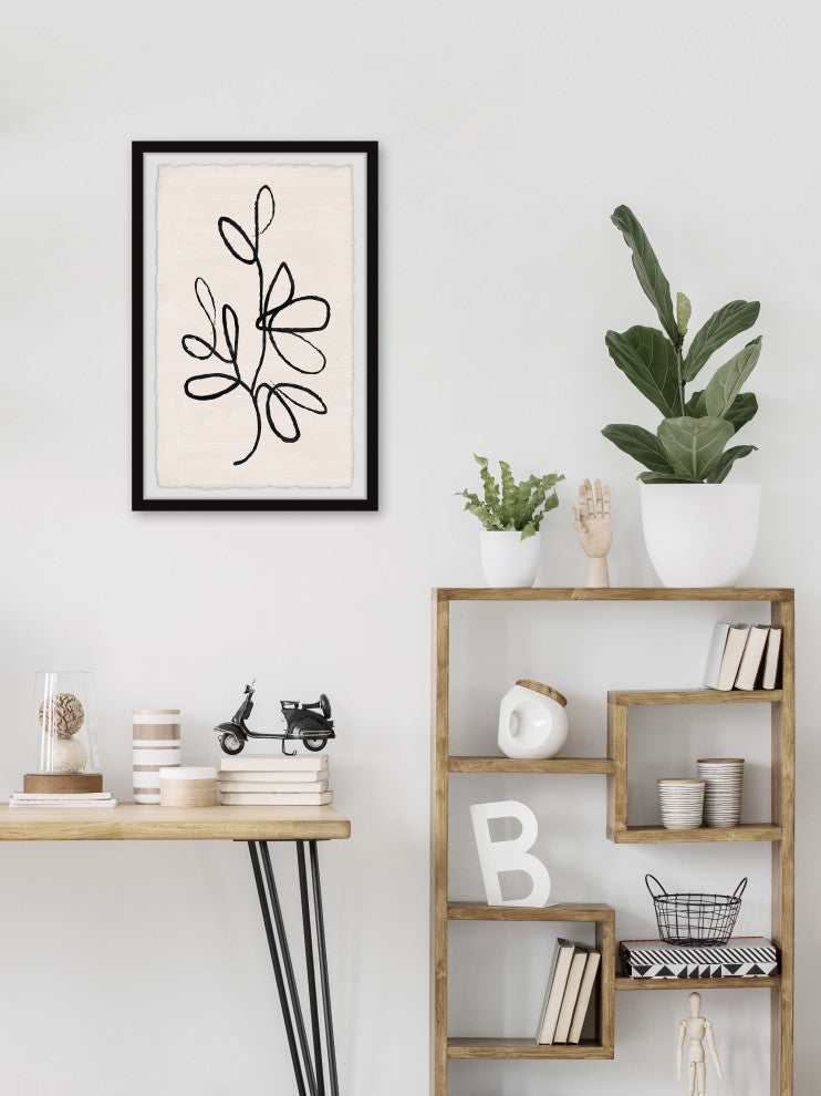 "Brushstroke of Dreams" Framed Painting Print, 12x18