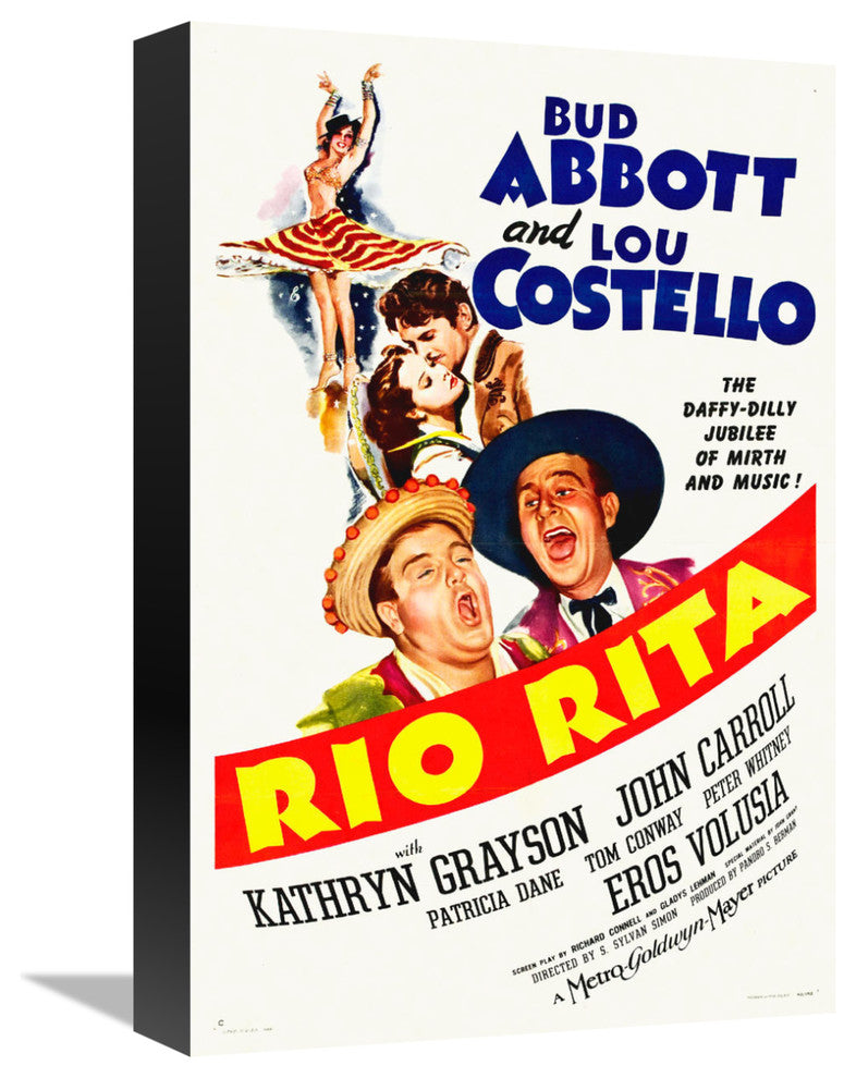 "Abbott & Costello - Rio-Rita" Canvas by Hollywood Photo Archive, 11x16"