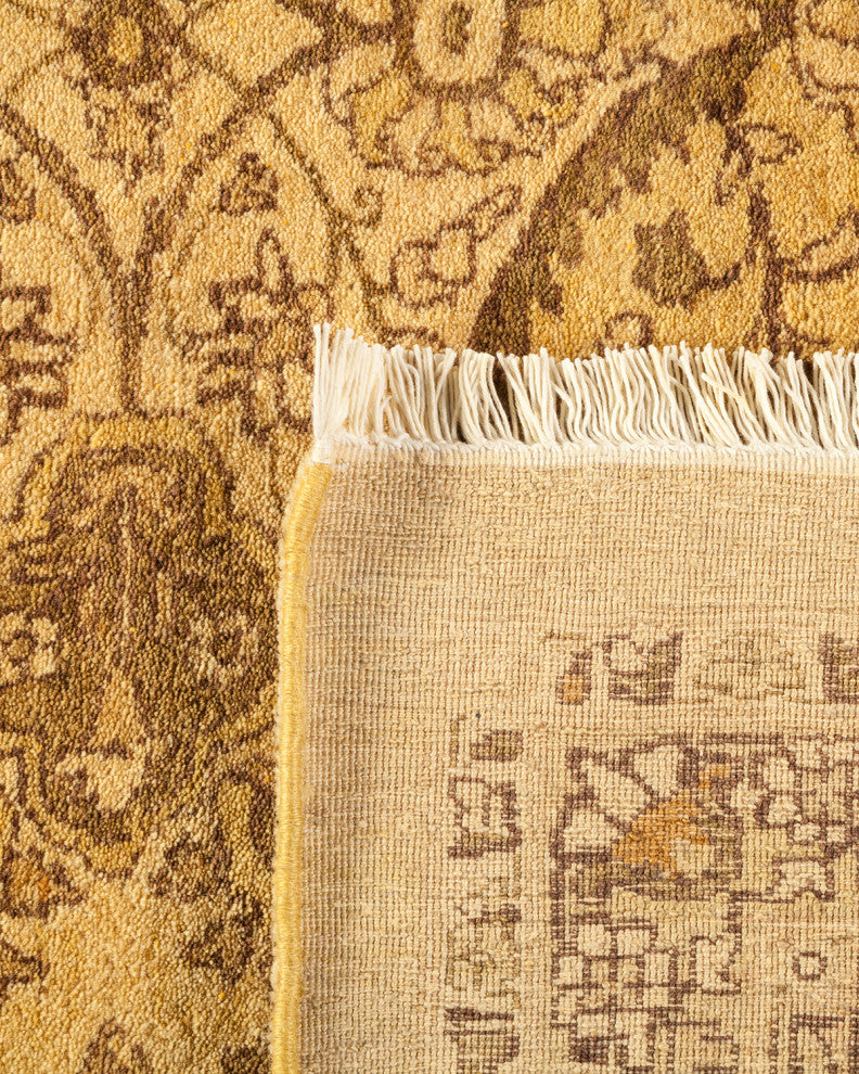 Reese, One-of-a-Kind Hand-Knotted Area Rug Yellow, 8'1"x10'1"