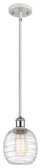 Innovations 516-1S-WPC-G1013 1-Light Mini Pendant, White, Polished Chrome