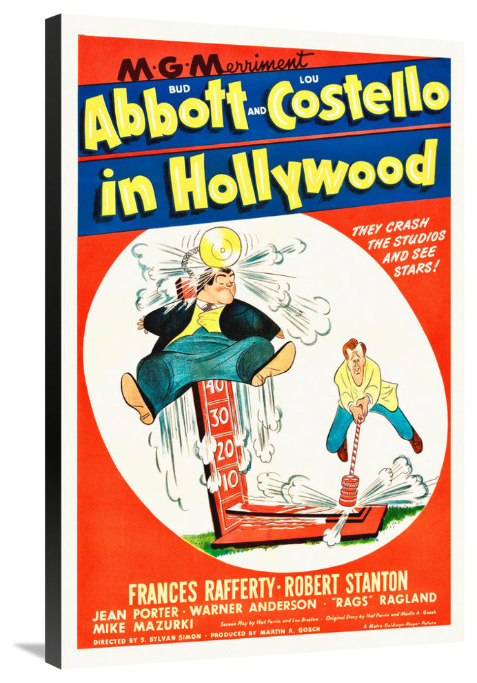 "Abbott & Costello - In Hollywood" Canvas by Hollywood Photo Archive, 24x36"