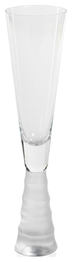 Terrell Bamboo Stem Champagne Flutes, Set of 4