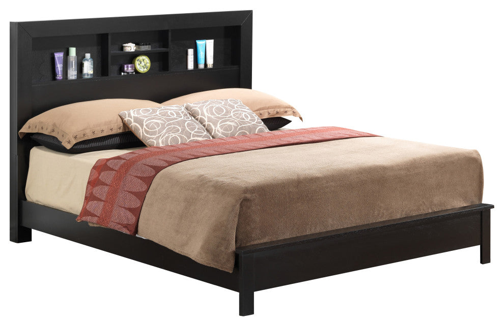 Andreas Bed, Black, Queen