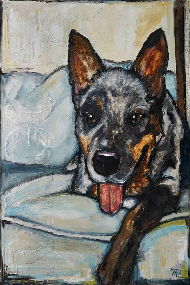 "Unconditional Friend" Painting Print on Wrapped Canvas