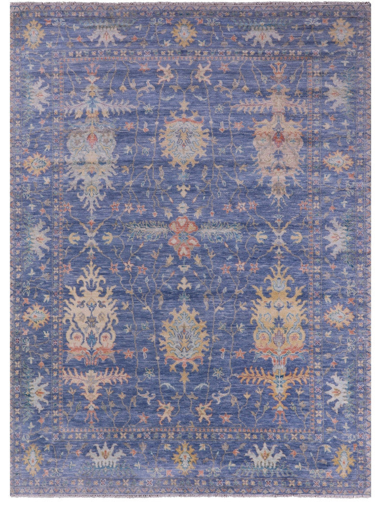 Turkish Oushak Hand-Knotted Rug 8' 11" X 12' 4" - Q15593