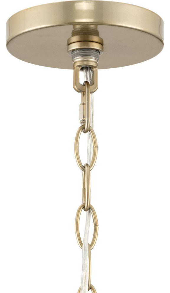 Allegheny Collection Five-Light Rustic Chandelier, Soft Gold