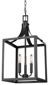 Labette 3-Light Hall / Foyer Pendant, Black
