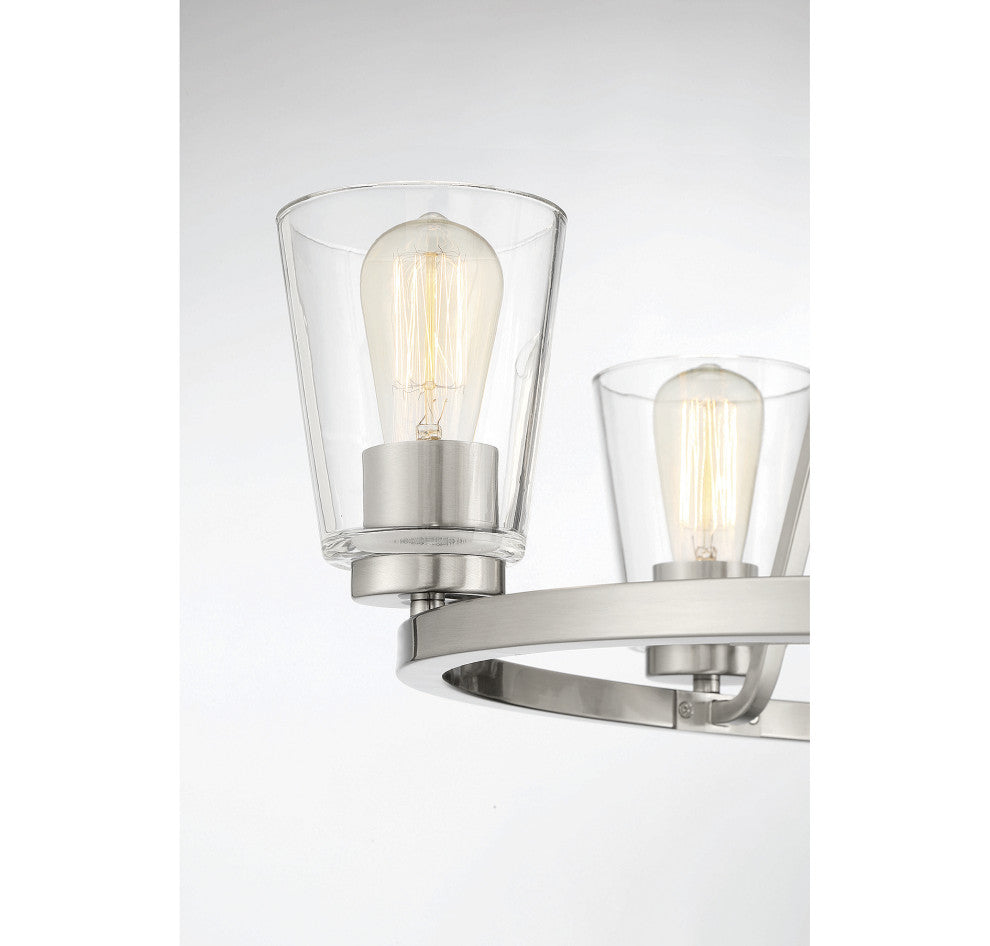 Calhoun 5-Light Satin Nickel Chandelier