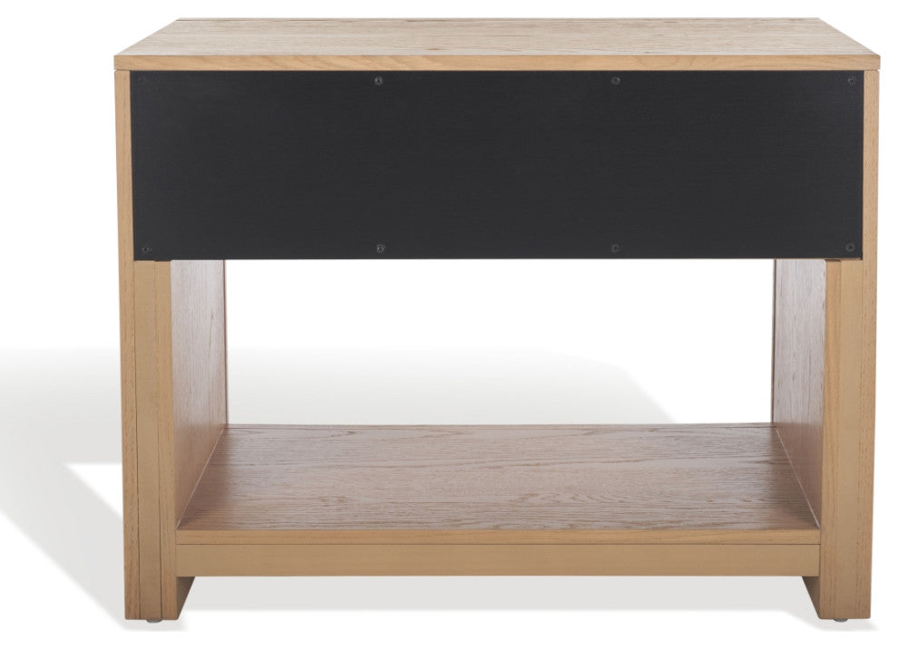 Safavieh Couture Darnell 1 Drawer Nightstand, Natural