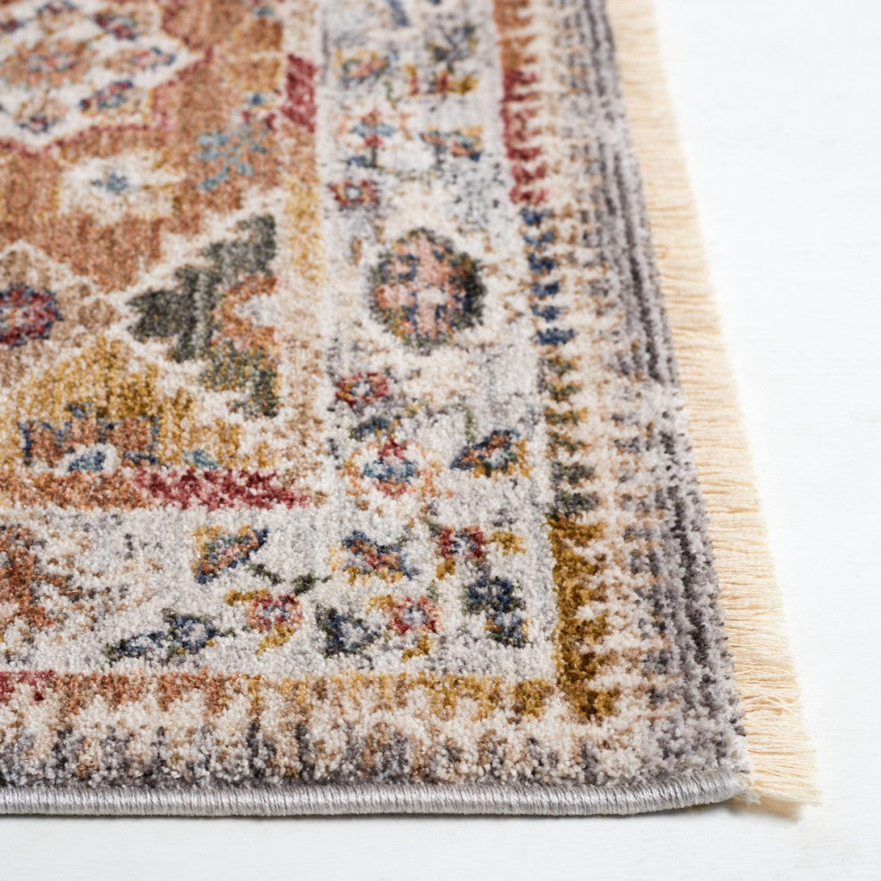 Safavieh Lauren Ralph Lauren Collection LRL1401 Rug, Ivory/Blue/Rust, 4'x6'