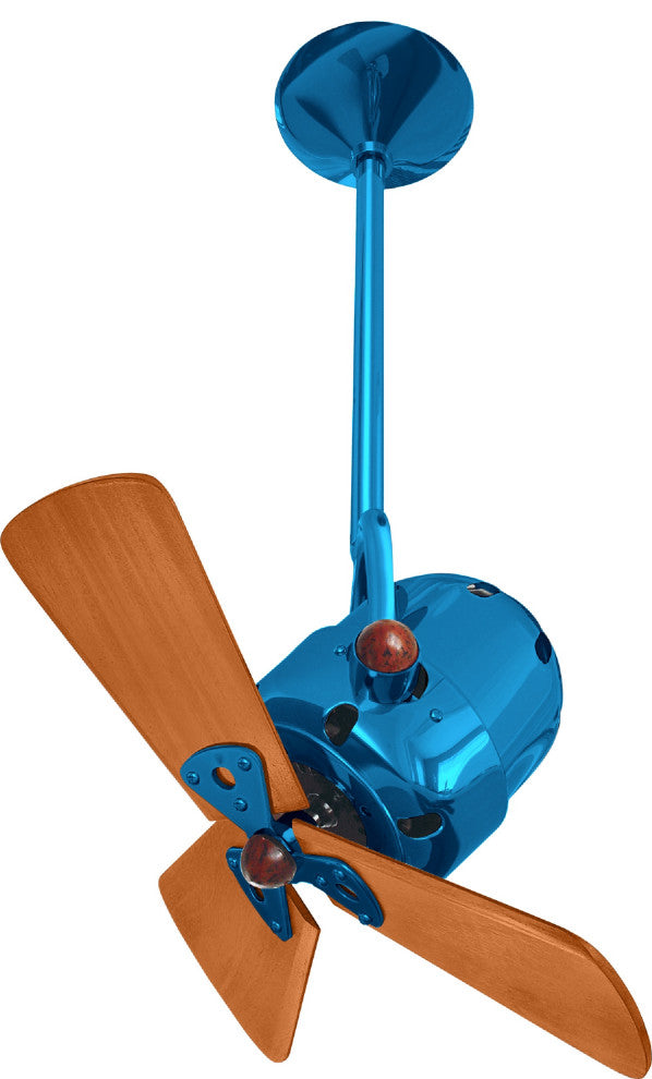 Bianca Direcional 16" Directional Ceiling Fan, Light Blue