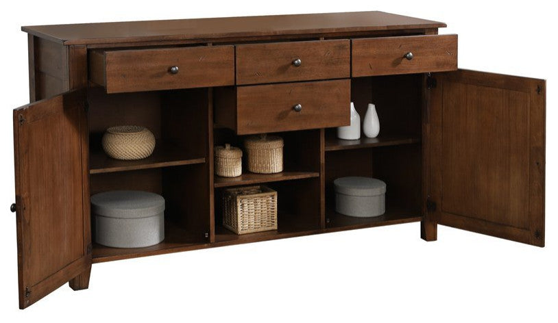 Sunset Trading Simply Brook Sideboard Server, Amish Brown