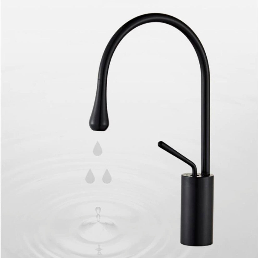 Fontana Sierra Single Lever 360 Rotation Spout Modern Brass Sink Faucet