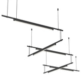 Sonneman S1K36K-JR1806XX Suspenders LED 5-Bar Zig Zag Multi Light - Satin Black