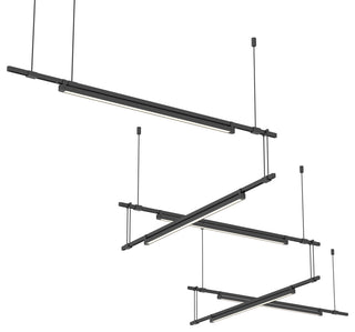 Sonneman S1K36K-JR1806XX Suspenders LED 5-Bar Zig Zag Multi Light - Satin Black