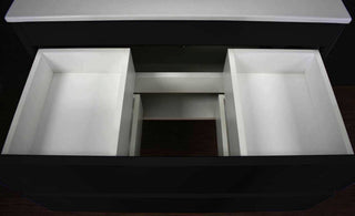 Salt 20Dx36" Floating Bathroom Vanity, Glossy Black, Cabinet Only
