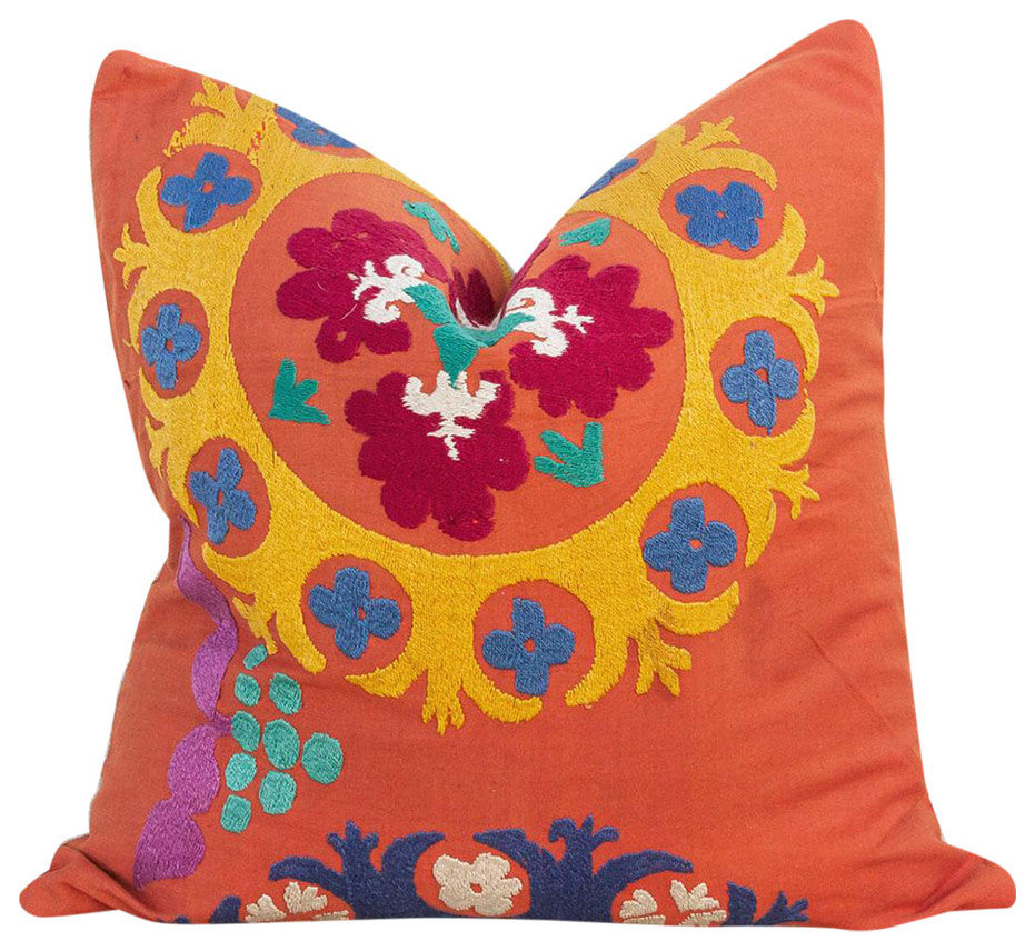 Gulnoor Vintage Suzani Square Pillow