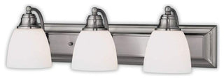 Springfield 3-Light Bath Vanity, Brushed Nickel