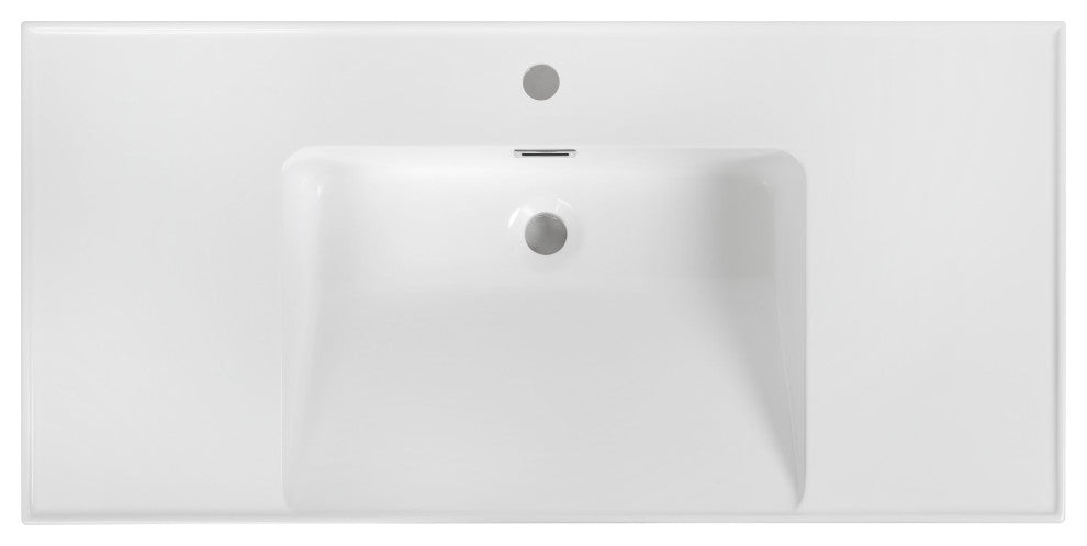 40" Solid Surface Resin Streamline K-1802-40 Vanity Top