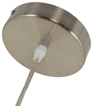 CHLOE Lighting Ironclad Contemporary 1-Light Mini Pendant, Brushed Nickel