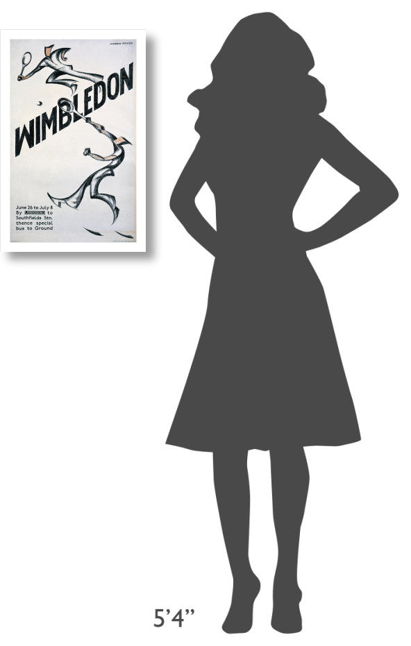 "Wimbledon" Digital Paper Print by Sybil Andrews, 16"x24"