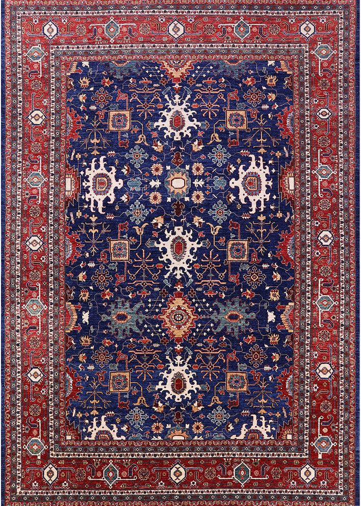 Ahgly Company Indoor Rectangle Mid-Century Modern Area Rugs, 7' x 10'