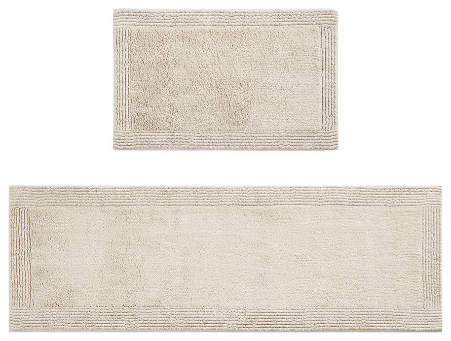 Madison Park Signature Splendor 100% Cotton Tufted 3000 GSM Reversible Bath Rug