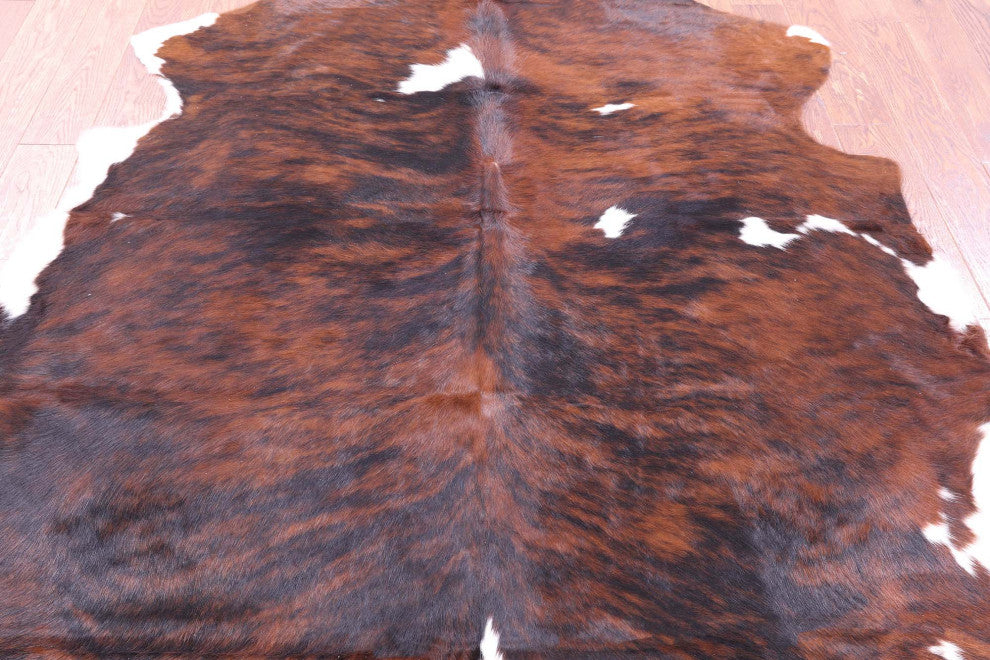 6' 10" X 6' 4" Natural Cowhide Rug C1640